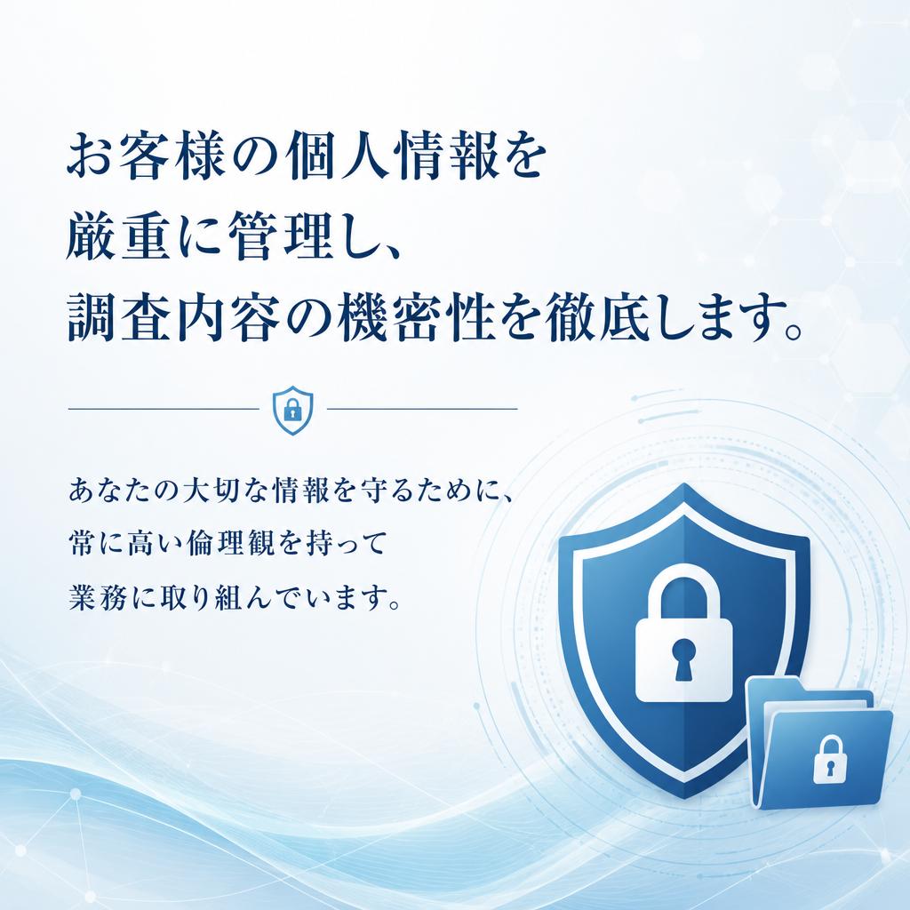 プライバシー保護に万全の体制