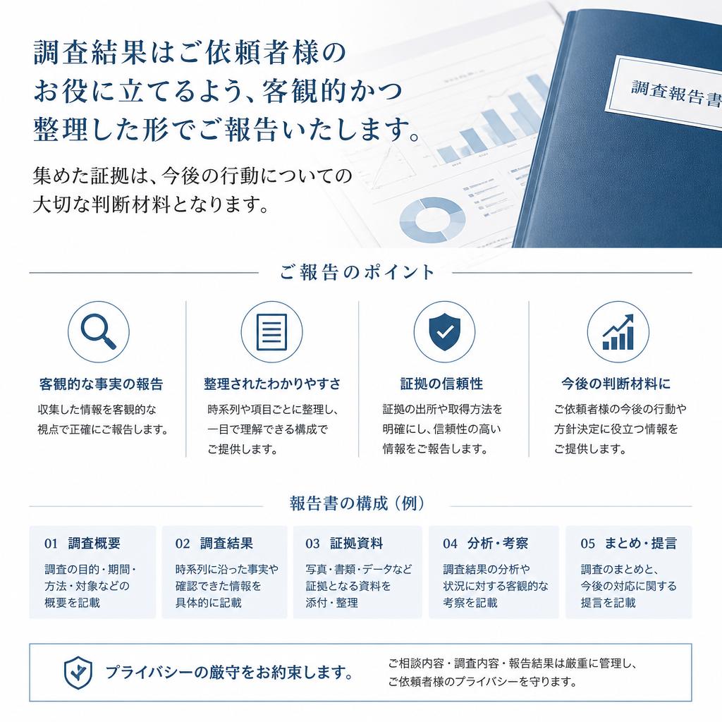 確かな証拠収集