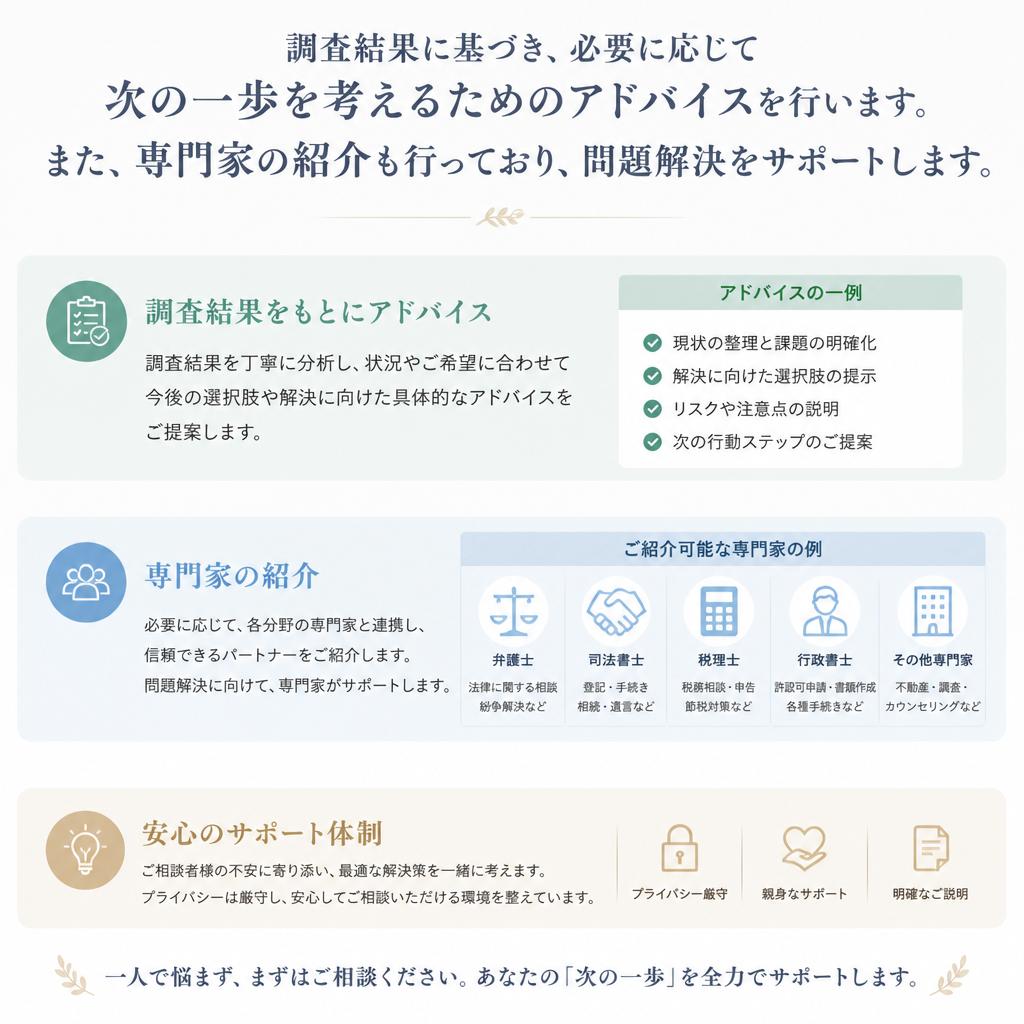 4. 安心のフォローアップ体制