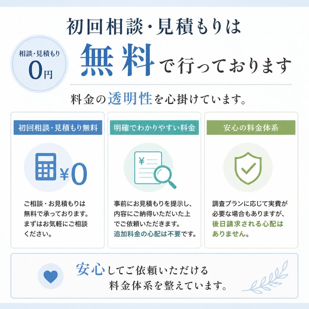 安心の料金体系